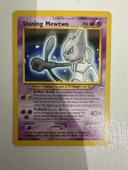 Pokemon TCG Shining Mewtwo Neo Destiny Holo Card 109/105 Secret Rare - Image 3