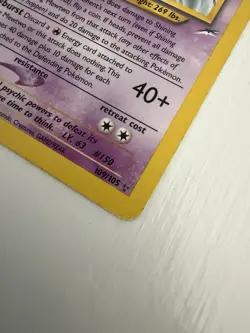 Pokemon TCG Shining Mewtwo Neo Destiny Holo Card 109/105 Secret Rare - Image 4
