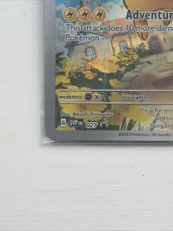 Pokemon Pikachu TCG SVP027 Scarlet Violet Black Star Promo STILL SEALED - Image 4