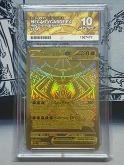 Mega Zygarde EX 124/088 Mega Hyper Rare Gold - Ace 10 Gem Mint - Image 1