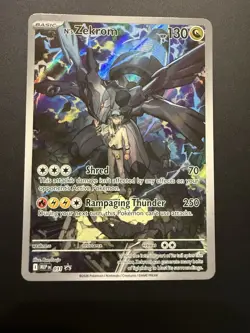 Pokemon TCG N's Zekrom 031/MEP Holo EN 2026 HP130 Basic Dragon Bun Toujo - Image 1