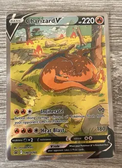 Pokemon TCG Charizard V SWSH260 Sword & Shield Promo Holo 220HP EN - Image 1