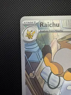 Pokemon Company Raichu 211/193 Paldea Evolved Illustration Rare Holo Eng 140HP - Image 2
