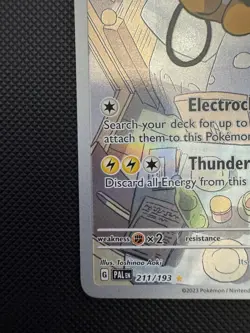 Pokemon Company Raichu 211/193 Paldea Evolved Illustration Rare Holo Eng 140HP - Image 3
