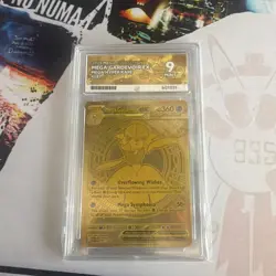 Ace Grading 9 Mega Gardevoir EX 187/132 M1 Mega Evolution 1st Ed Foil - Image 1