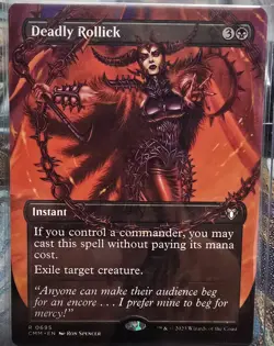 Deadly Rollick, Borderless, Commander Masters, Magic The Gathering. - Image 1