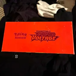 Pokemon TCG Vivid Voltage Pikachu Deck Box 300 ct Standard Cardboard Orange - Image 1