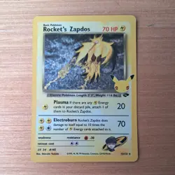 Rocket's Zapdos 15/132 NEAR MINT Pokemon Celebrations 25th Stamped Holo Rare - Image 1