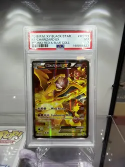 Pokemon 2016 Charizard EX Full Art Holo Black Star Promo Card XY121 PSA 7 - Image 1