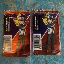 Pokemon Prisma Metal Evolutions Sticker Album Collection Pack Sealed Vintage x2 - Image 2