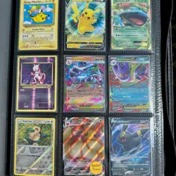 Pokemon Card Binder Lot Vintage Modern EX GX V VMAX Full Art Holo Collection NM - Image 1