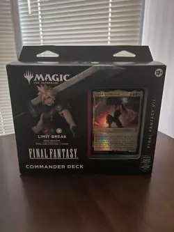 Magic the Gathering Final Fantasy VII Commander Deck Limit Break Cloud Sealed - Image 1