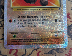 Geodude 77/110 Legendary Collection Reverse Holo Vintage Pokemon Card LP/MP - Image 3