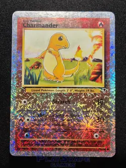 Pokemon Card Charmander 70/110 Legendary Collection Reverse Holo Vintage MP 2002 - Image 3