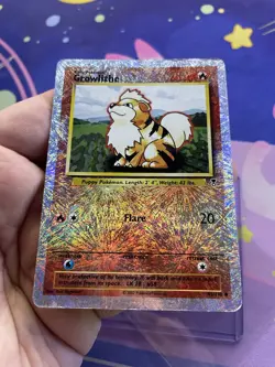 Growlithe Legendary Collection Reverse Holo 45/110 Pokemon WOTC Vintage - Image 1