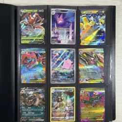 100+ Pokemon Card Lot Modern and Vintage Binder Collection (Binder Included) - Image 4