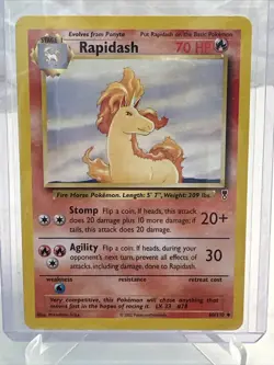 Pokemon - Rapidash - 60/110 - Legendary Collection - 2002 WOTC Vintage - Image 1