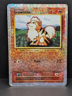 Growlithe Pokemon TCG Legendary Collection Reverse holo rare 45/120 vintage HP - Image 1