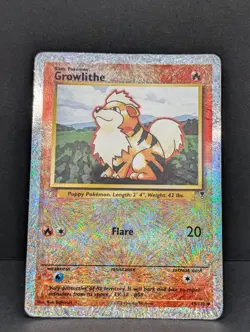Growlithe Pokemon TCG Legendary Collection Reverse holo rare 45/120 vintage HP - Image 3