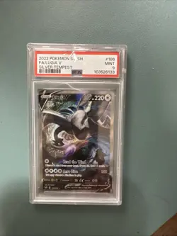 SWORD & SHIELD POKEMON SILVER TEMPEST 2022 186/195 LUGIA V ALT ART PSA 10 - Image 1