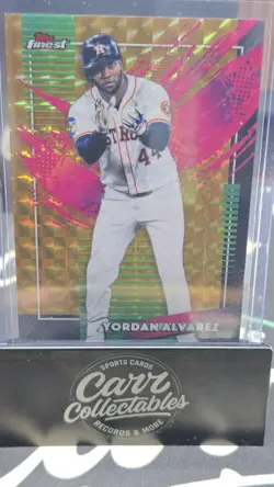 ⚾🔥2026 Topps Finest Yordan Alvarez Rare Gold refeactor /50 Astros🔥⚾ - Image 3