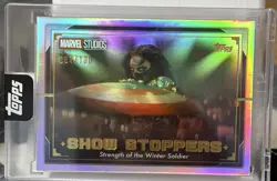 2025 Topps Marvel The Collector Strength of Winter Soldier Show Stoppers #/100 - Image 1