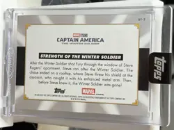 2025 Topps Marvel The Collector Strength of Winter Soldier Show Stoppers #/100 - Image 2