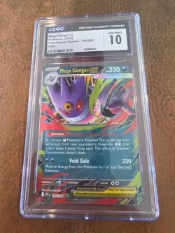 Mega Gengar EX 056/094 Phantasmal Flames Holo CGC Gem Mint 10 Slab Pokemon Tcg - Image 1