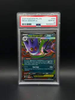 Mega Gengar EX 056/094 Phantasmal Flames Pokemon TCG PSA 10 GEM MINT💎 - Image 1