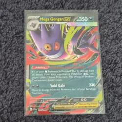 Pokemon TCG Card Mega Gengar ex 056/094 Phantasmal Flames Double Rare Near Mint - Image 1