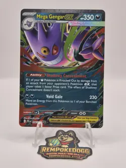 Pokemon TCG Mega Gengar EX 056/094 Phantasmal Flames Mint/Near Mint - Image 1