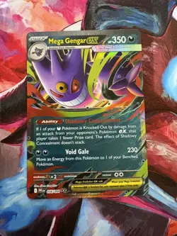 Pokemon TCG Mega Gengar EX 056/094 Phantasmal Flames Mint/Near Mint - Image 1