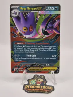 Pokemon TCG Mega Gengar EX 056/094 Phantasmal Flames Mint/Near Mint - Image 1