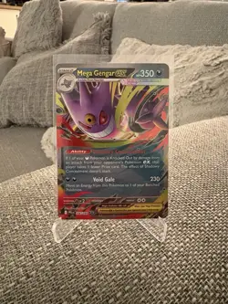 Pokemon TCG Mega Gengar EX 056/094 Phantasmal Flames Near Mint - Image 1