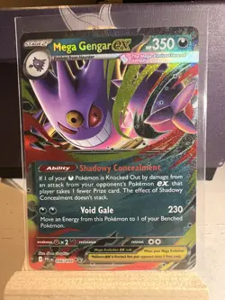 Pokemon TCG Mega Gengar Ex Phantasmal Flames 056/094 Near Mint Condition - Image 1