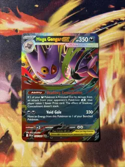 Pokemon TCG Mega Gengar EX 056/094 Phantasmal Flames Near Mint - Image 1