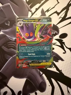 Pokemon TCG Mega Gengar EX 056/094 Phantasmal Flames Near Mint - Image 1