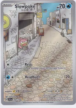 Slowpoke - Illustration Rare Holo SV01: Scarlet & Violet Base Set 204/198 NM - Image 1