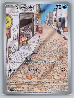 Slowpoke - SV01: Scarlet & Violet Base Set #204/198 Illustration Rare Holo NM - Image 1
