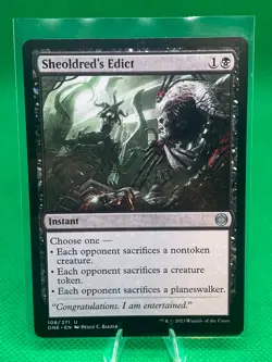 MTG - FOIL - Sheoldred's Edict (ONE) - Image 1
