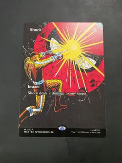 Shock (Borderless) - non foil - 0027 NM MTG Marvel Universe Spider-Man Magic - Image 2