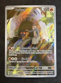 🔥 Torkoal 172/167 Illustration Rare Holo Twilight Masquerade NM Pokemon TCG 🔥 - Image 1