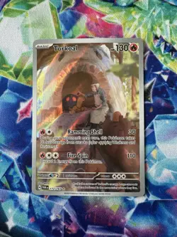 Torkoal Illustration Rare Pokemon TCG SV06: Twilight Masquerade 172/167 NM - Image 1