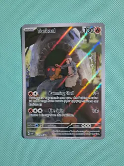 NM/M - Torkoal - 172/167 - Twilight Masquerade - Illustration Rare - Pokemon TCG - Image 1