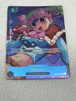 Perona (Box Topper) OP01-077 Romance Dawn Foil One Piece TCG NM - Image 1