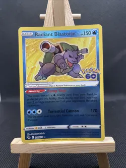 Radiant Blastoise 018/078 Pokemon Go - Image 1
