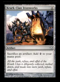 MTG Krark-Clan Ironworks LP Light Play Fifth Dawn [72] - Image 1