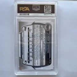 2023 Bowman Chrome Junior Caminero Yellow Mojo /75 PSA 10 #BCP-162 - Image 2