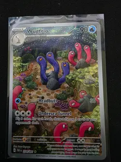 Wugtrio ⭐ 224/091 Holo Illustration Rare Paldean Fates 2024 Pokemon NM - Image 1