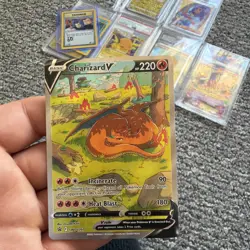 Pokemon TCG Charizard V English SWSH260 Black Star Promo - Image 1